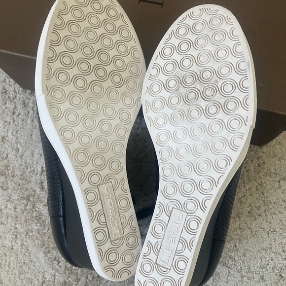 Paolo Anna Black Wedge Shoes Size 7.5 - Picture 7 of 15